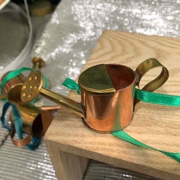 Vintage Copper Watering Can Christmas
Ornaments Made In India Set Of Four - Picture 10 of 17